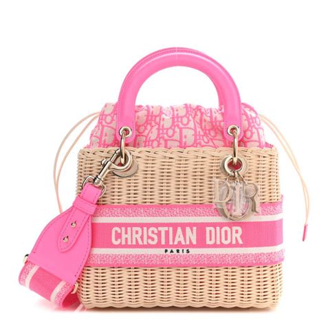 dior oblique romantique bag|christian Dior wicker bag.